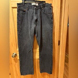 Levi's 505 Regular Fit Men's 36x32 Denim Jeans Black